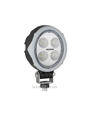 Farol LED Oval Cinza 2000Lm 10.5V a 30V DC Wesem | leonleds