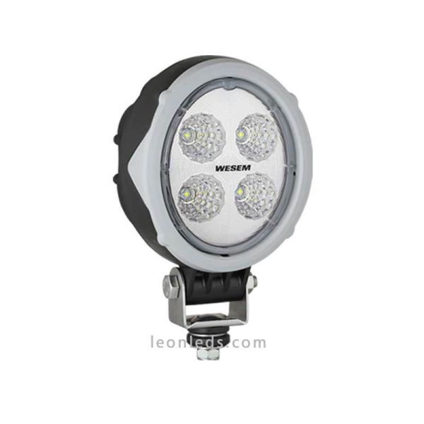 Faro Ovalado LED Gris de 2000Lm 10,5V hasta 30V DC Wesem | LeonLeds