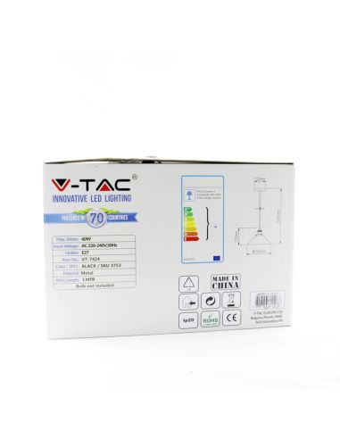 Suspension Cloche -Noir-