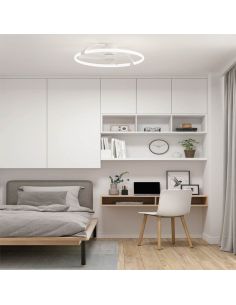 Mini ventilateur de plafond LED Népal blanc Mantra | leonleds 2
