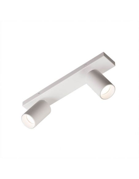 Plafón Gina 2 luces blanco | LeónLeds