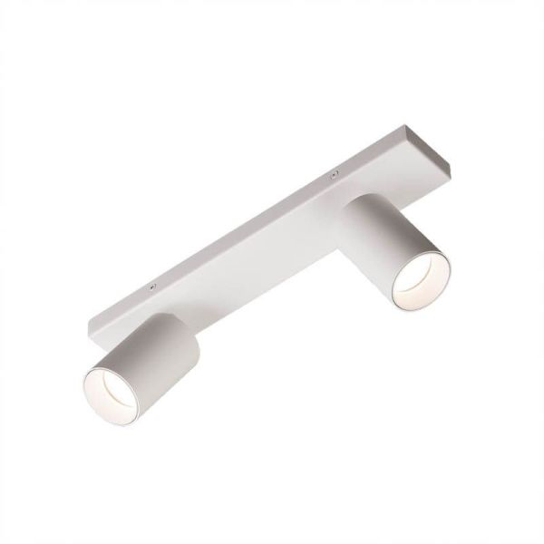 Plafonnier Gina 2 lumières blanc | LeonLeds