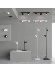 Lampe de table Gina blanc | LeonLeds 2