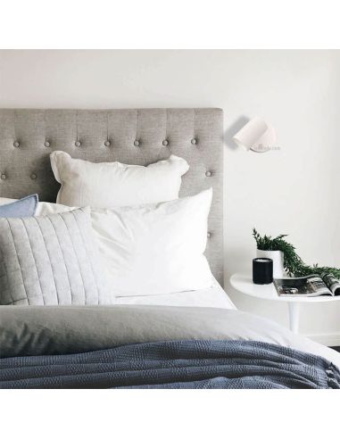 Aplique Gina branco Ambiente| LeonLeds