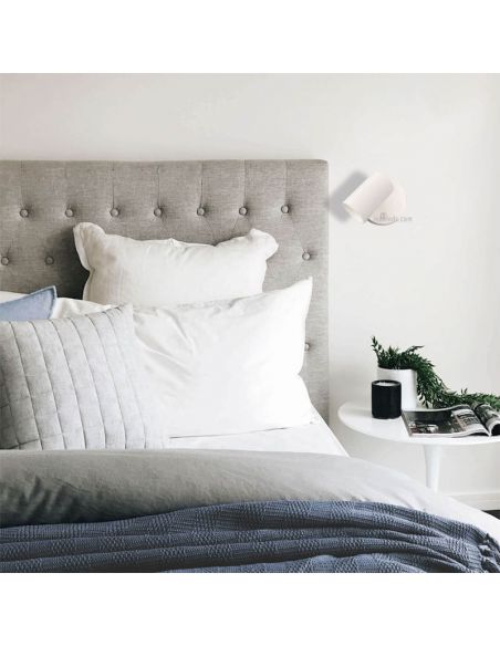 Aplique Gina branco Ambiente| LeonLeds