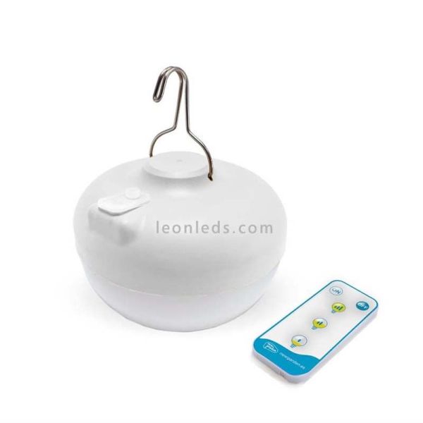 Ampoule LED rechargeable cerise blanche