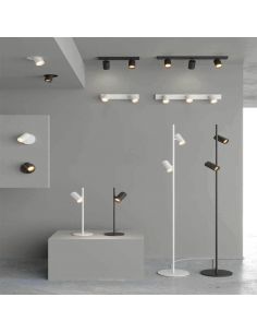 Lampadaire Gina blanc | leonleds 2