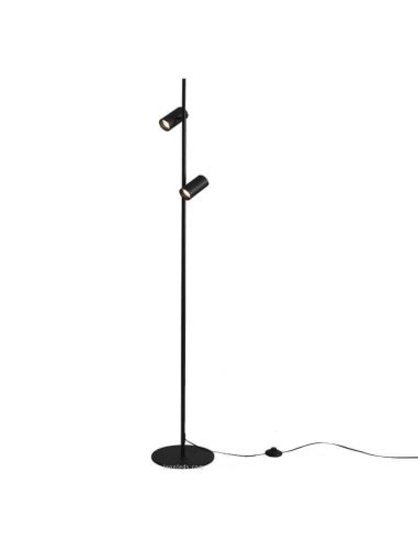 Lampadaire Gina noir | leonleds