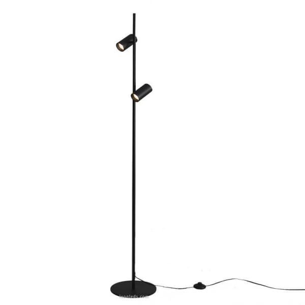 Lampadaire Gina noir | leonleds