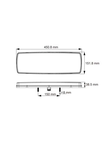 Piloto Trasero LED para camión cabeza tractora de Lucidity con 7 funciones | LeonLeds Iluminación