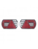 Piloto Trasero LED con Triángulo 12/24V Lucidity 26044 para Maquinaria Agrícola Homologado 12-24V | LeonLeds