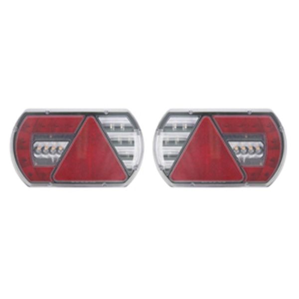 Piloto Trasero LED con Triángulo 12/24V Lucidity 26044 para Maquinaria Agrícola Homologado 12-24V | LeonLeds
