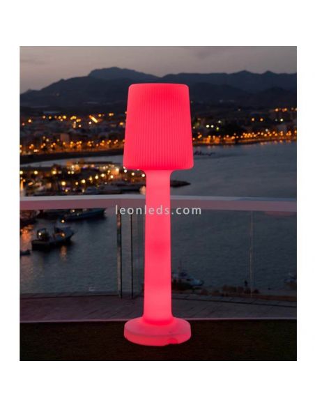 Lampadaire d'extérieur rechargeable Carmen 165cm