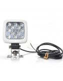 Faro LED cuadrado 6.000Lm Óptica Combo 12-70V Was | LeonLeds