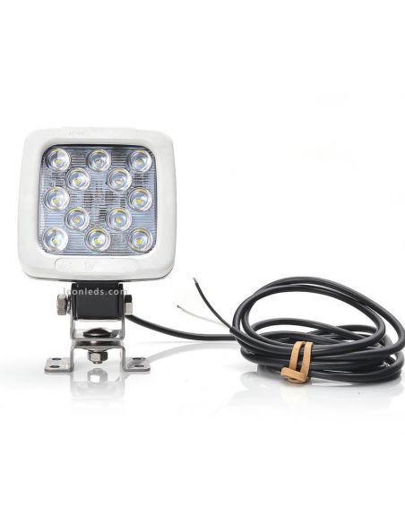 Faro LED cuadrado 6.000Lm Óptica Combo 12-70V Was | LeonLeds