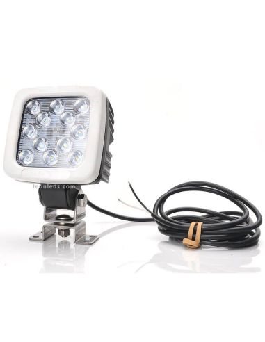 Faro LED cuadrado 6.000Lm Óptica Combo 12-70V Was | LeonLeds