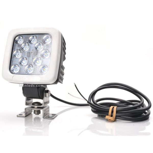 Faro LED cuadrado 6.000Lm Óptica Combo 12-70V Was | LeonLeds
