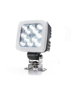 Faro LED cuadrado 6.000Lm Óptica Combo 12-70V Was | LeonLeds