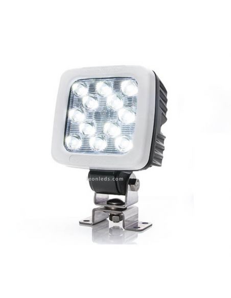 Faro LED cuadrado 6.000Lm Óptica Combo 12-70V Was | LeonLeds