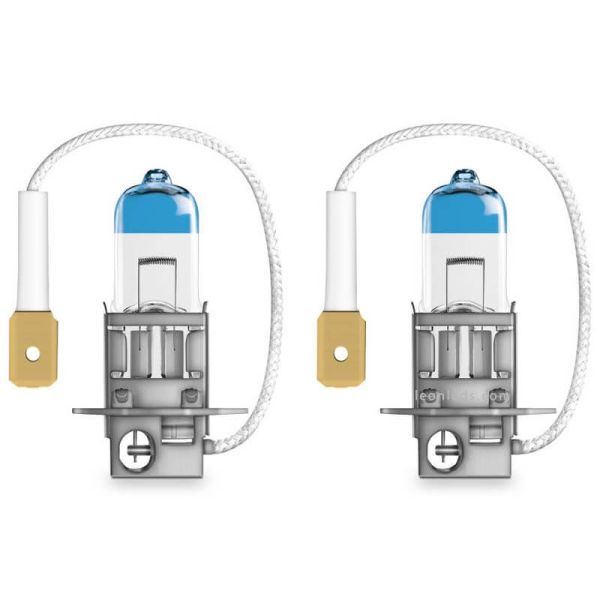 Bombilla H3 potente Night Breaker Laser 12V +150% mas de luz - Pack de 1 unidad Osram | LeonLeds