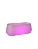 Macetero LED largo Camelia Large solar RGB