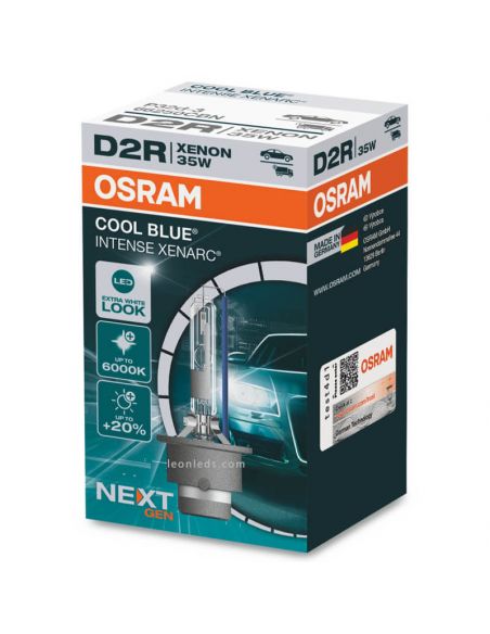 Bombilla xenon D2R Cool Blue Intense (Nex Genetation) 66250CB Osram | LeonLeds