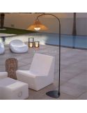 Lámpara de pie natural sin cables Niza 165 ambiente