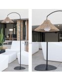 Lámpara de pie natural sin cables Niza 165 detalles