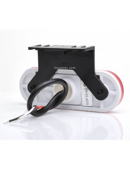 RD S1D Was farol traseiro LED oval com luz de freio e luz de posição | leonleds