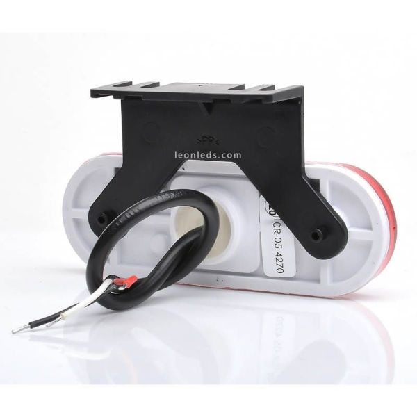 Piloto trasero LED ovalado con luz de freno y luz de posición RD S1D Was | LeonLeds