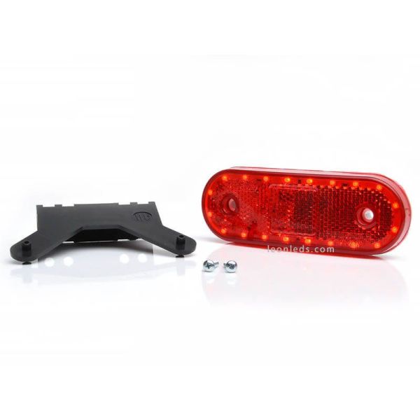 Piloto trasero LED ovalado con luz de freno y luz de posición RD S1D Was | LeonLeds