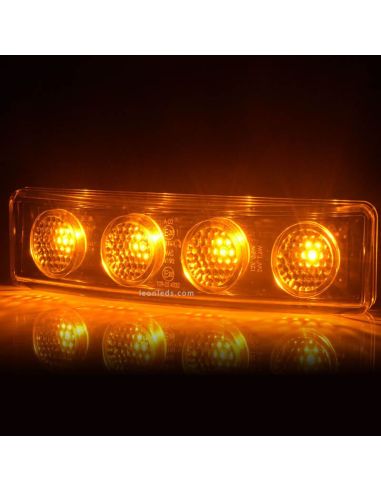 Piloto LED para Scania con luz Naranja - Ambar con cable Was | LeonLeds