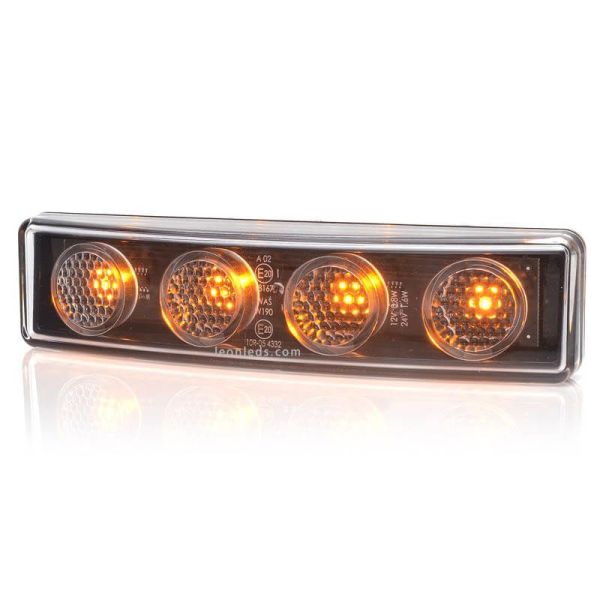 Piloto LED para Scania con luz Naranja - Ambar con cable Was | LeonLeds