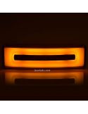 Piloto LED Neon con luz naranja ambar para visera Scania con cable 1423 | LeonLeds