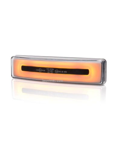 Piloto LED Neon con luz ambar para visera Scania con cable 1423 | LeonLeds