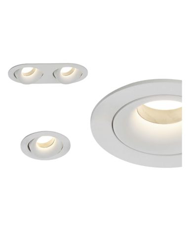 Downlight LED Musca GU10 duplo I LeonLeds Lighting