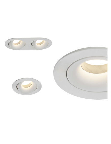 Downlight LED Musca GU10 doble I LeonLeds Iluminación