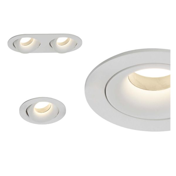 Downlight LED Musca GU10 doble I LeonLeds Iluminación