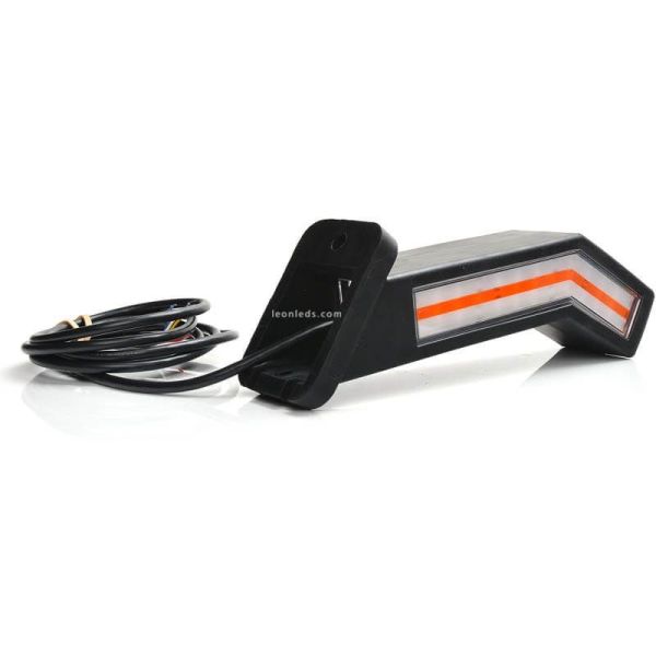 Buzina de LED com luz de freio, luz de neblina, marcha à ré, pisca dinâmica e luzes de afastamento ADR Was 1441 | leonleds