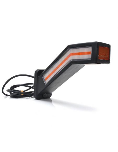 Klaxon à LED avec feu stop, antibrouillard, marche arrière, clignotant dynamique et feux de gabarit ADR Was 1441 | LeonLeds