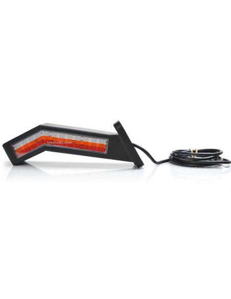 Klaxon à LED avec feu stop, antibrouillard, marche arrière, clignotant dynamique et feux de gabarit ADR Was 1441 | leonleds