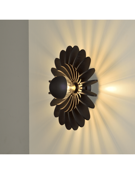 Aplique en flor de pared Rosa Del Desierto I LeonLeds Iluminación