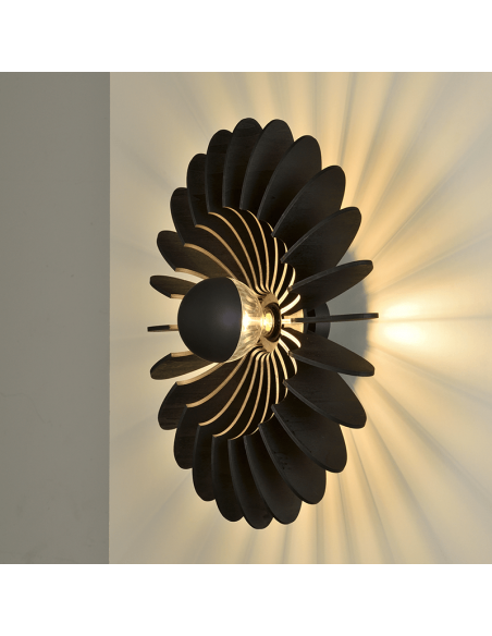 Aplique Rosa Del Desierto grande de pared I LeonLeds Iluminación