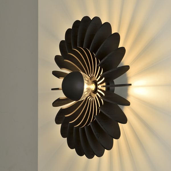 Aplique Rosa Del Desierto grande de pared I LeonLeds Iluminación