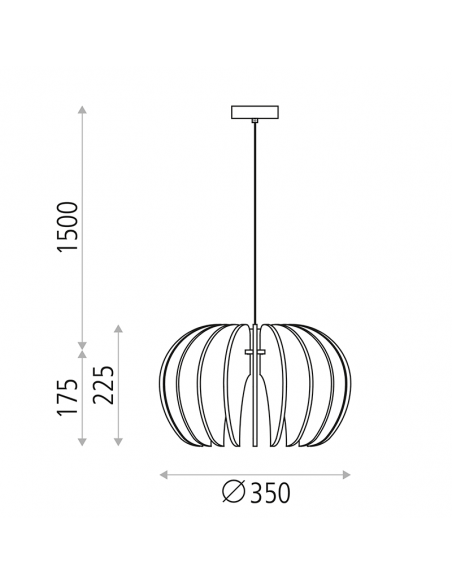 Petit plafonnier Desert Rose I LeonLeds Iluminación