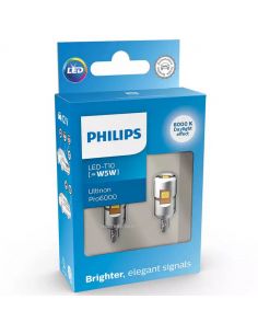 T10 Ultinon Pro6000 6000K 12V LED Ampoule 2 Unités Philips | leonleds