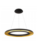 Lámpara colgante LED Shiitake negra o oro I LeonLeds Iluminación