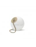 Lámpara portátil y recargable Norai RGB con cuerda beige