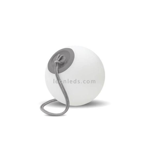 Lámpara portátil y recargable Norai RGB con cuerda gris
