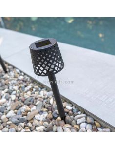 Lámpara LED solar y con batería recargable múltiple 5 en 1 Greta negro 2